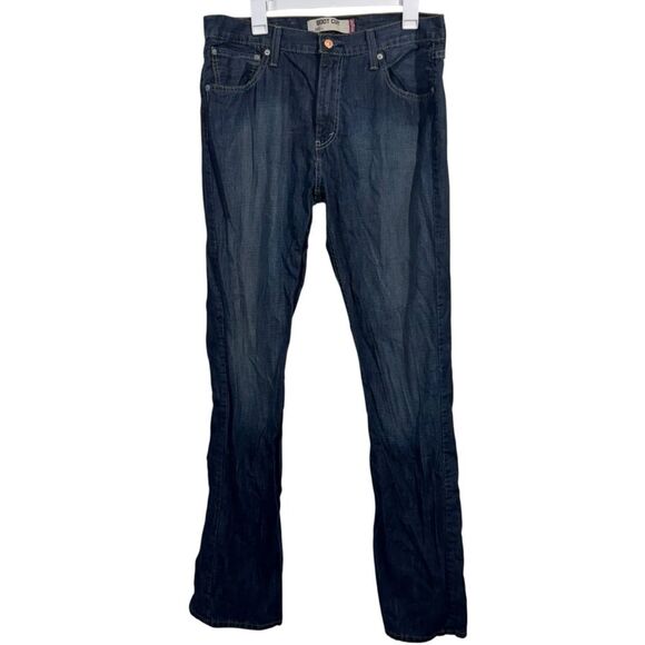 Levi's 527 Dark Wash 36x34 Slim Bootcut Jeans - Picture 1 of 5